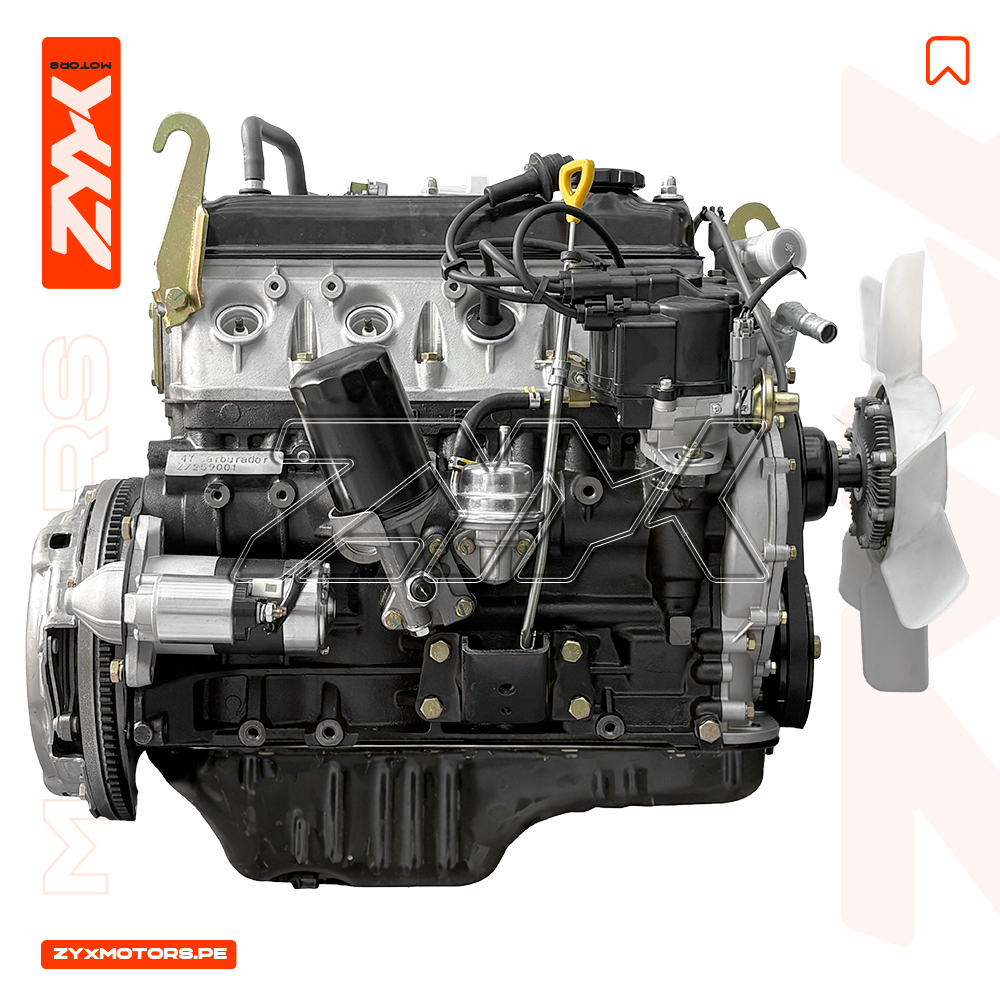 MOTOR COMPLETO TOYOTA 4Y CARBURADO 2.2CC