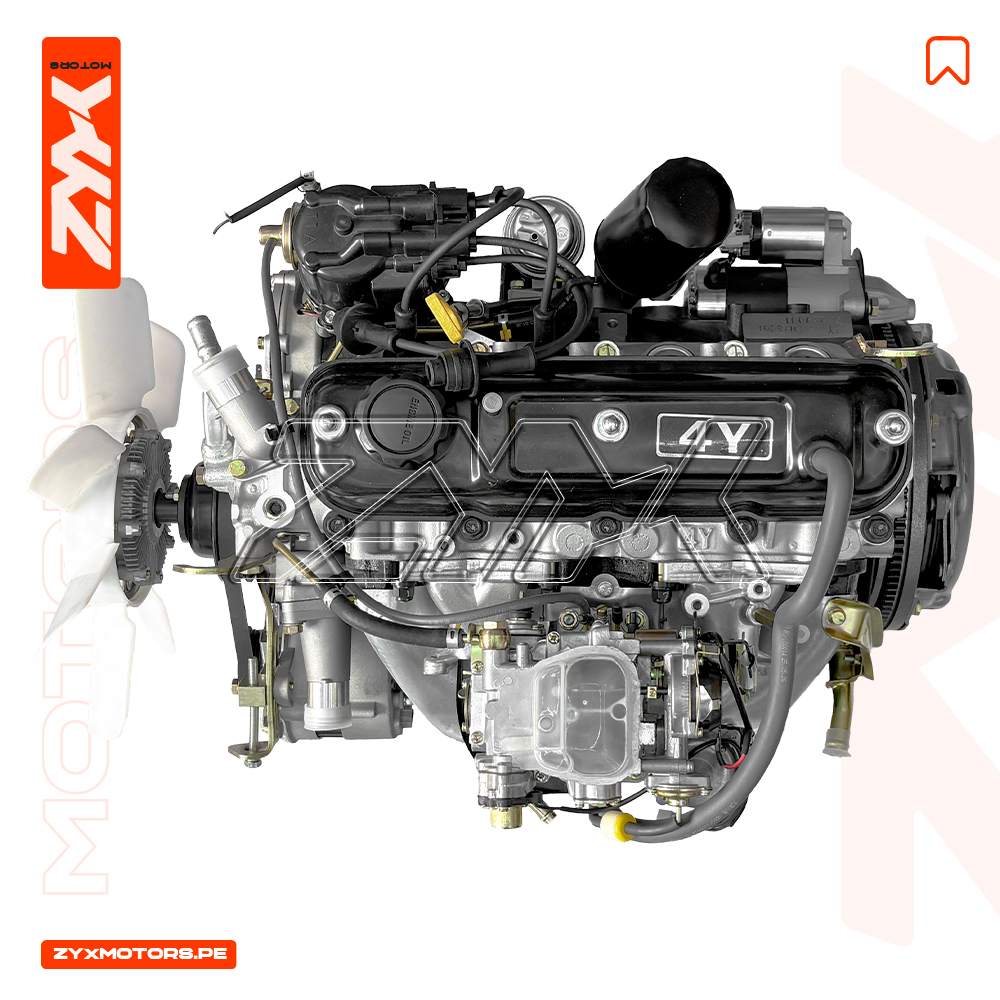 MOTOR COMPLETO TOYOTA 4Y CARBURADO 2.2CC - Imagen 5