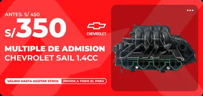 Descuento en Multiple de admision Chevrolet Sail 1.4CC