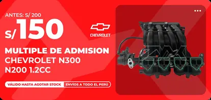 Descuento en Multiple de admision chevrlet n300